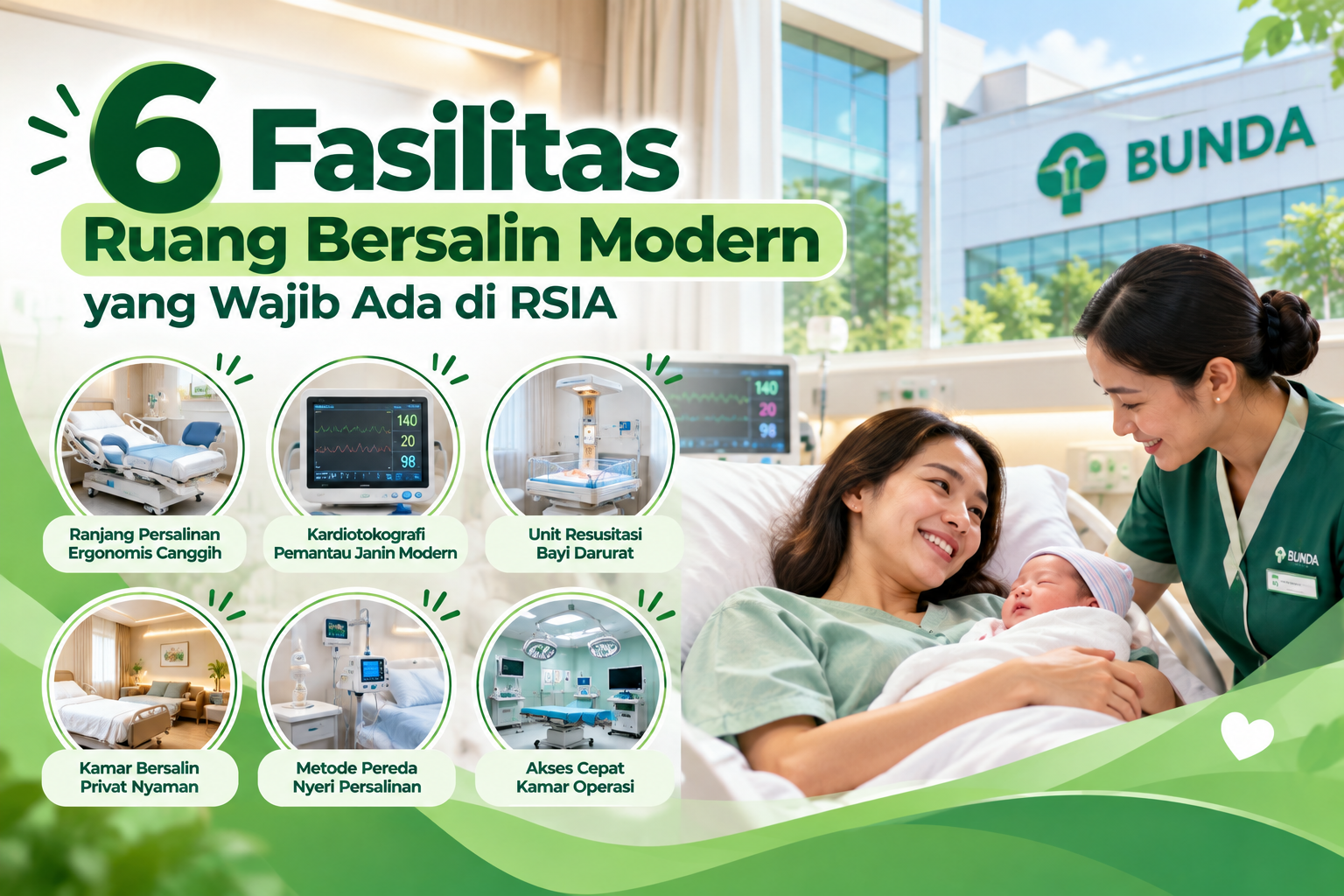 fasilitas ruang bersalin modern