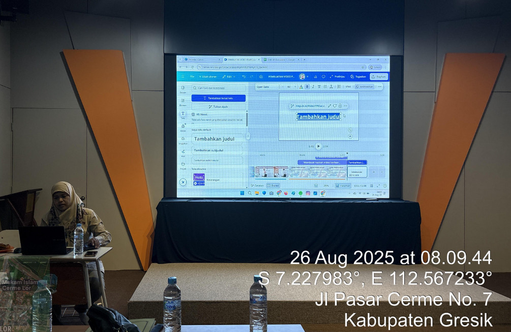 media video pembelajaran di canva