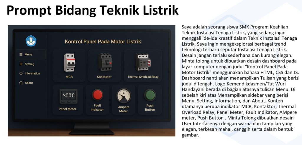 prompt bidang teknik listrik